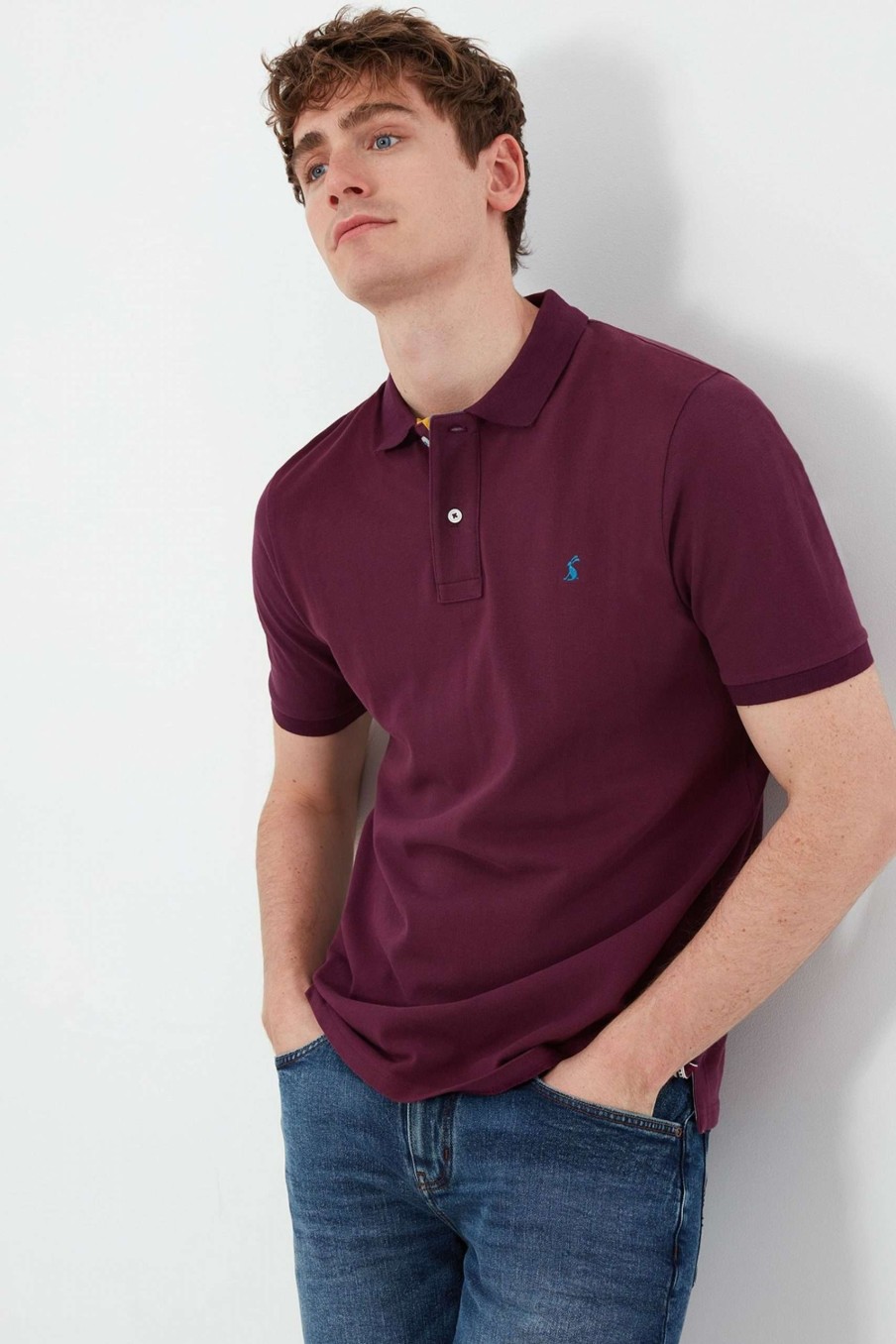 Apparel * | Joules Purple Woody Polo Shirt Classical