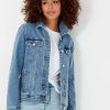 Apparel * | Joules Blue Arkley Relaxed Denim Jacket Limited Edition