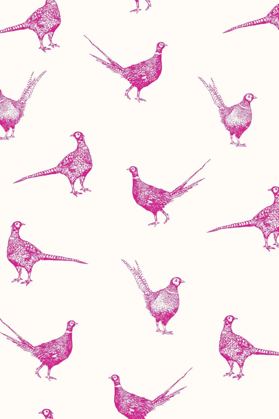 Accessories * | Joules Flirty Pheasants Wallpaper Special