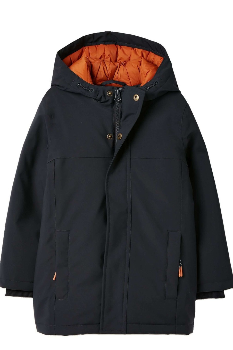 Apparel * | Joules Blue Penbridge Parka Waterproof Padded Coat Cut Price