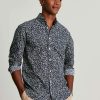 Apparel * | Joules Blue Invitation Classic Fit Printed Shirt Closeout Sale