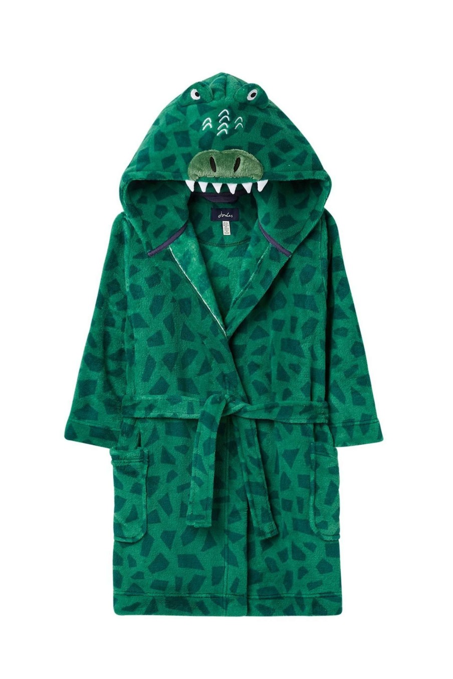 Apparel * | Joules Green Lazydays Character Fleece Dressing Gown Online Sales