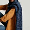 Accessories * | Joules Blue Elissa Jacquard Warm Handle Scarf Cut Price