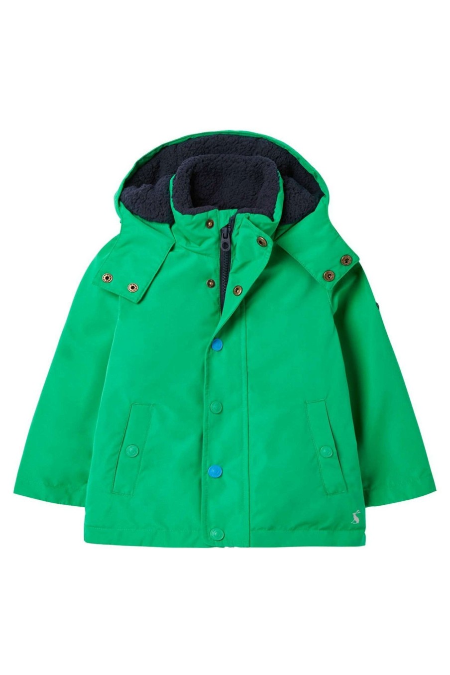 Apparel * | Joules Green Morgan Showerproof Artwork Jacket Discounts