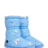 Accessories * | Joules Junior Blue Padabout Slipper Socks Best-Selling