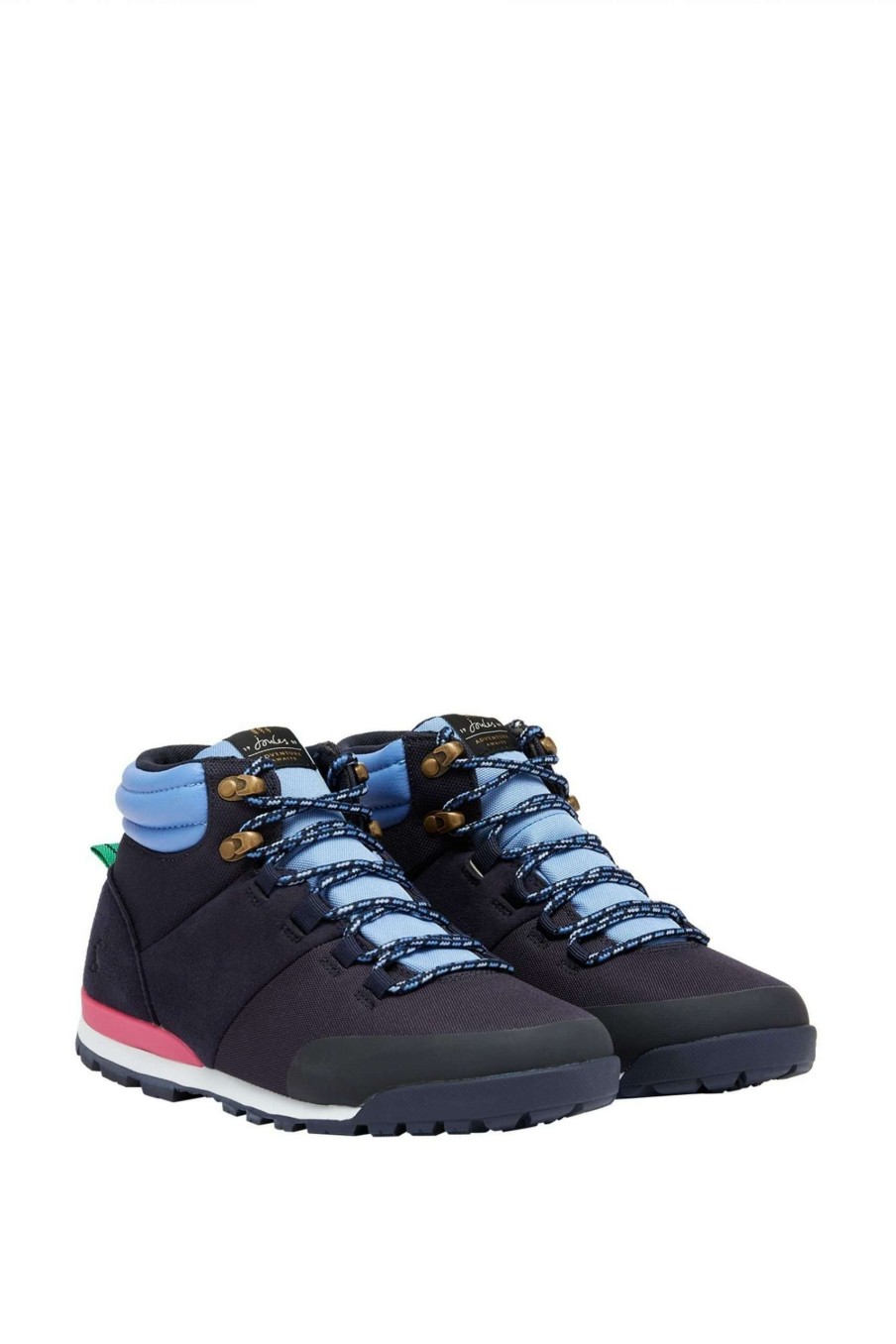 Shoes * | Joules Blue Chedworth Waterproof Hiker Boots Sale