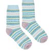 Accessories * | Joules Blue Lucille Fairisle Boot Socks Original