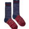 Accessories * | Joules Blue Chunky Socks Best-Selling