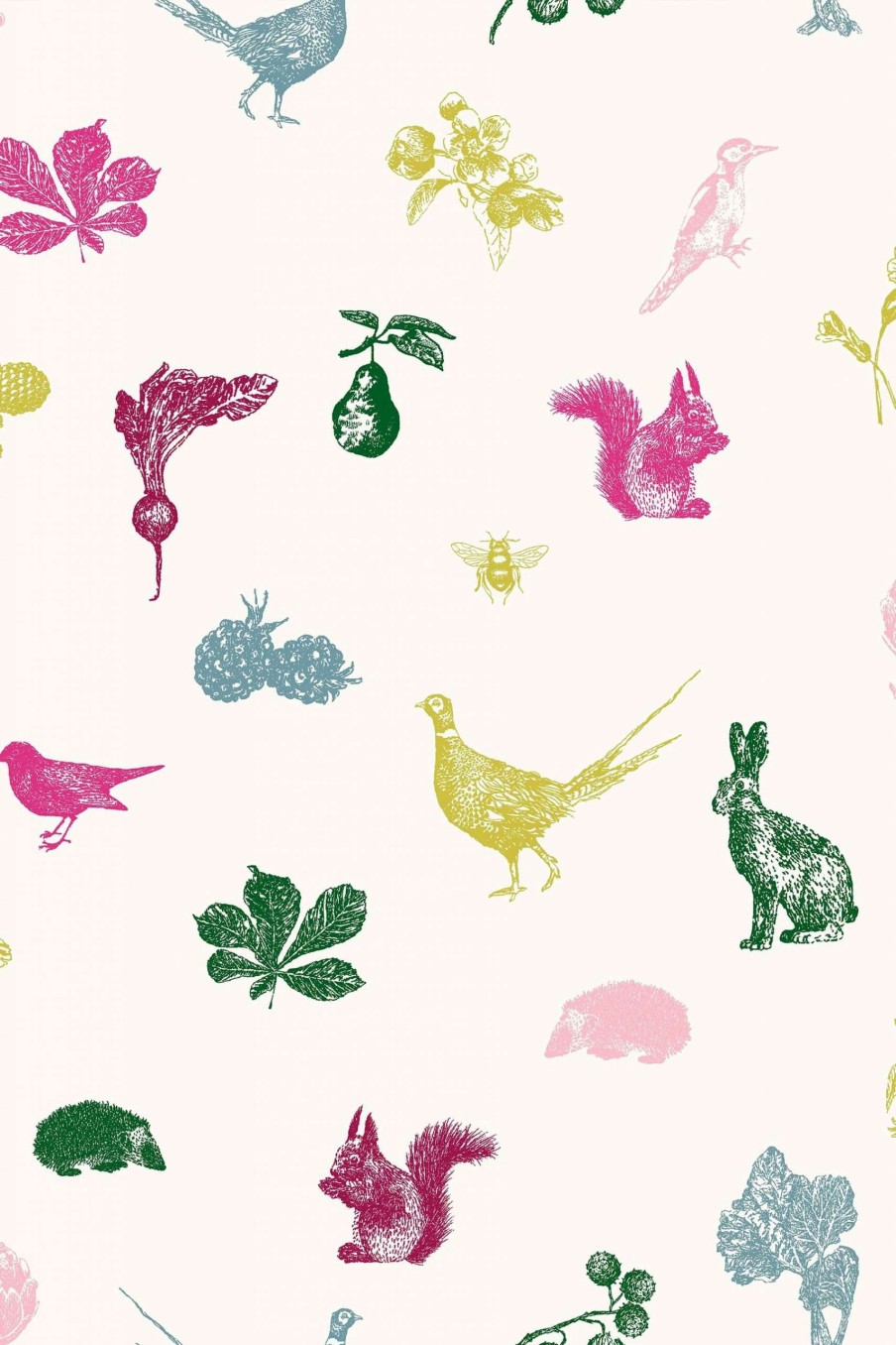 Accessories * | Joules Etched Woodland Wallpaper Top Selling