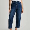 Apparel * | Joules Blue Christie Barrel Leg Jeans Attractive