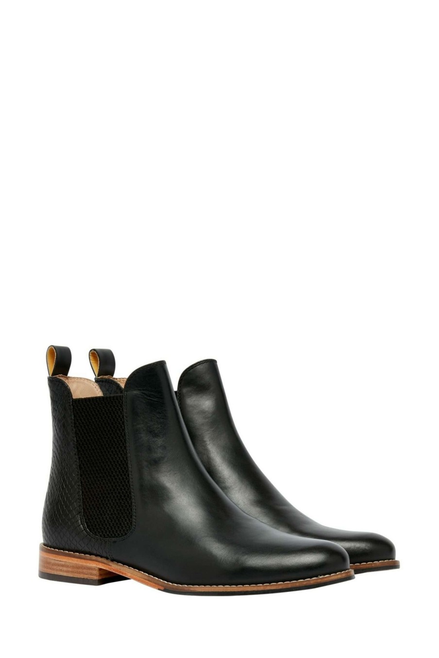 Shoes * | Joules Westbourne Premium Chelsea Black Boots Opening Sales