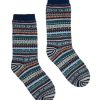 Accessories * | Joules Red Fairisle Fairisle Boot Socks Online Store