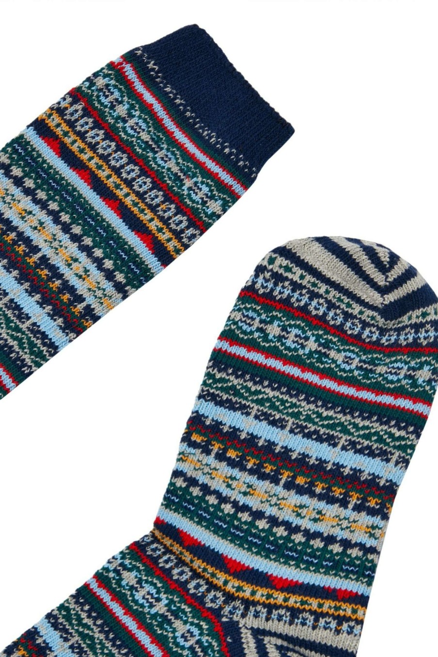 Accessories * | Joules Red Fairisle Fairisle Boot Socks Online Store