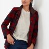 Apparel * | Joules Red Fieldcoat Tweed Jacket Sale