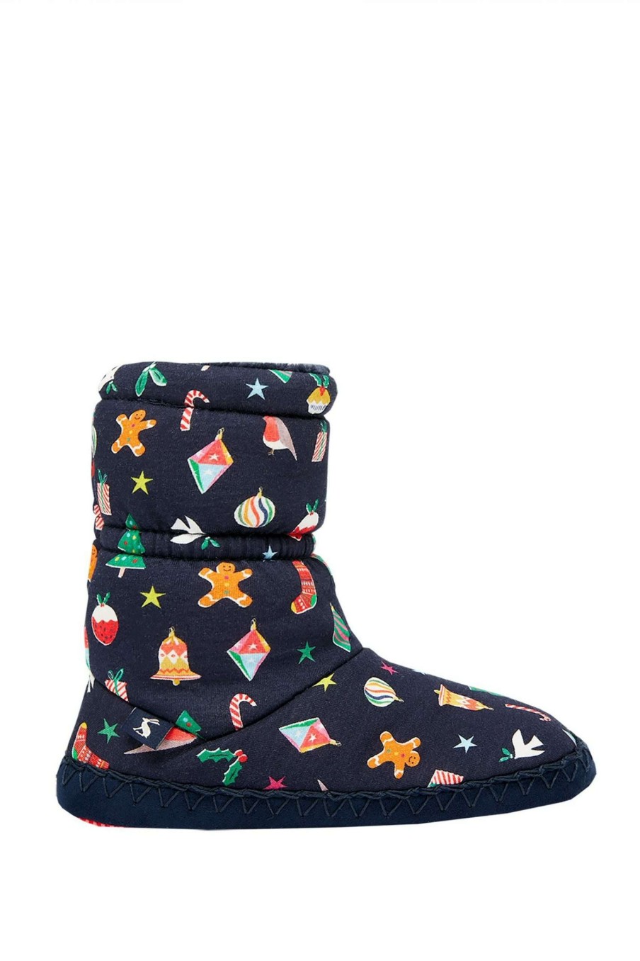 Accessories * | Joules Junior Blue Padabout Slipper Socks Clearance Sale