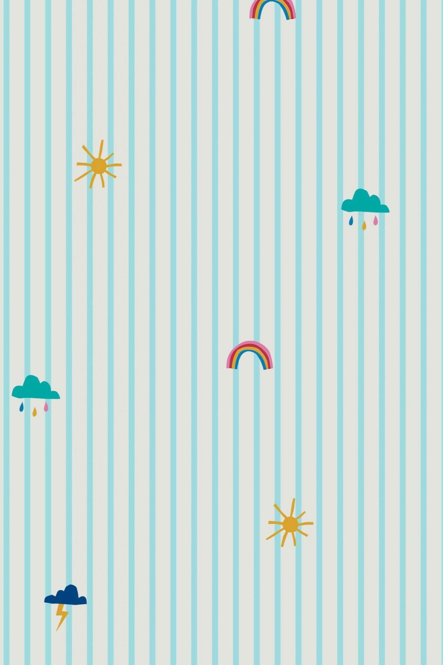 Accessories * | Joules Whatever The Weather Icons Wallpaper Cheap Online