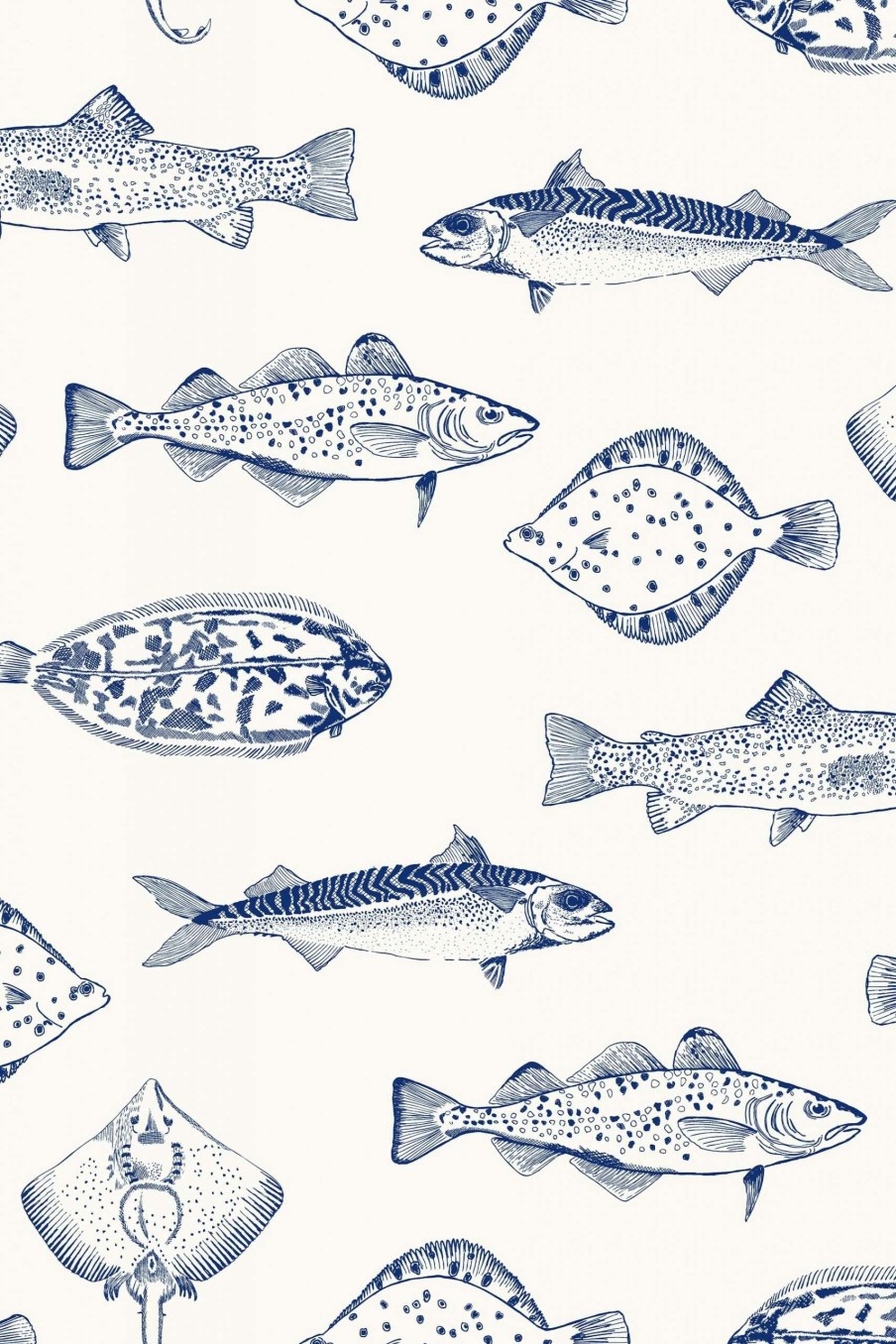 Accessories * | Joules Name The Plaice Wallpaper Online Store