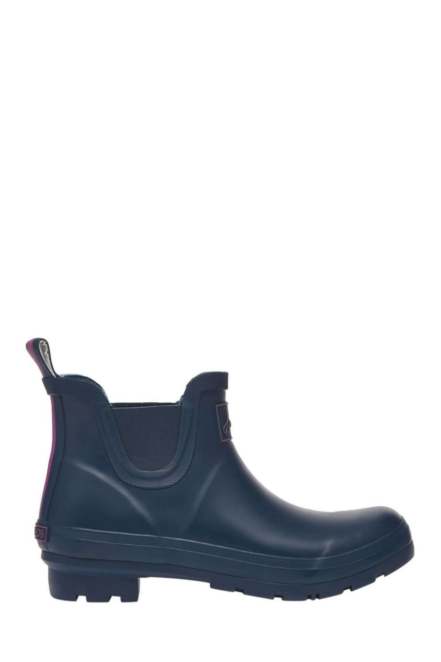 Accessories * | Joules Blue Short Height Printed Wellies 100% Guarantee