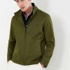 Apparel * | Joules Green Cotton Harrington Jacket Quick Delivery